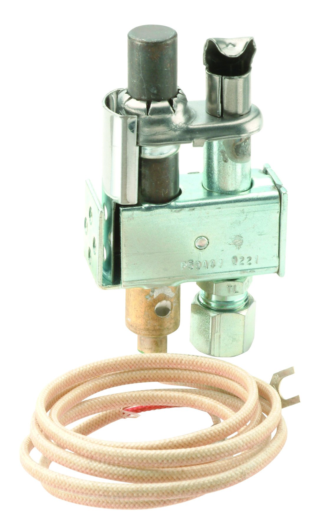 Emerson PG9A41JTL20 Combination PG9 Pilot Burner and 750 mV Generator, 90 Degree Left Porting