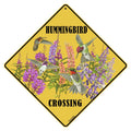CROSSWALKS Western Hummers Crossing 12 X 12 Aluminum Sign (X305)