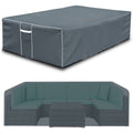 Patio Furniture Covers, Waterproof Outdoor Furniture Cover, 500D Heavy Duty, All Weather Protection Rectangular Patio Furniture Cover For Outdoor Furniture Set, 98' L X 78' W X 28' H -Grey