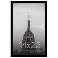 Americanflat 14x22 Picture Frame with Polished Plexiglass - Epic Collection - Gallery Wall Frames with Engineered Wood - Wide Ph