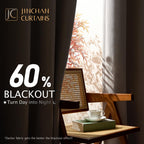 Jinchan Blackout Curtain 90 Inch Length Beige Curtain For Bedroom Living Room Curtain 1 Panel Greyish Beige Texture Curtain Grommet Top Window Drape 84 Inches Wide By 90 Inches Long