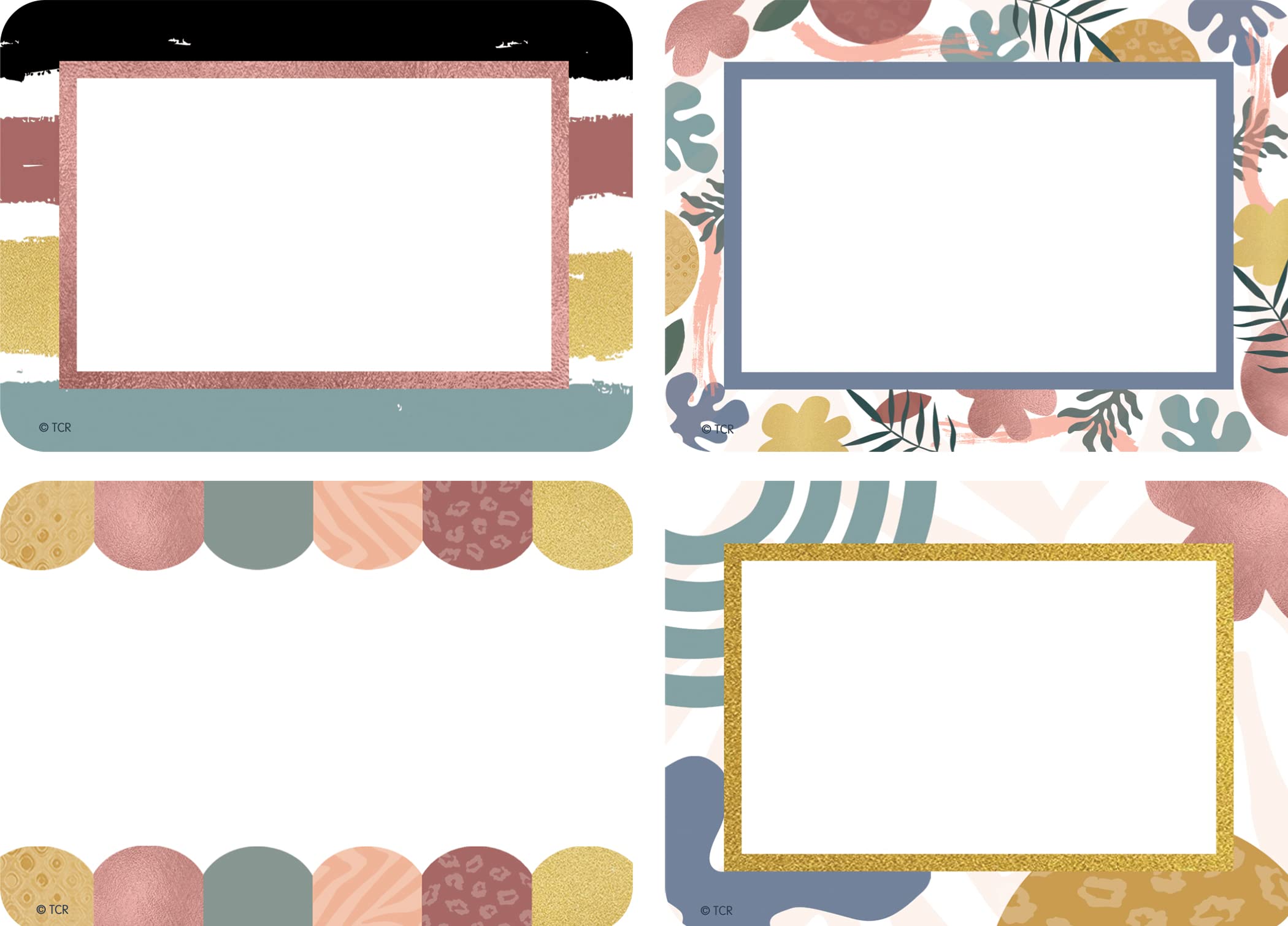 Teacher Created Resources Wonderfully Wild Name Tags/Labels - Multi-Pack