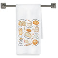 Fyecoluo Funny Bread Pun Baking Kitchen Towels Decorative, Bread Baker Maker Gifts Dish Hand Tea Towels for Kitchen Bakery Decor