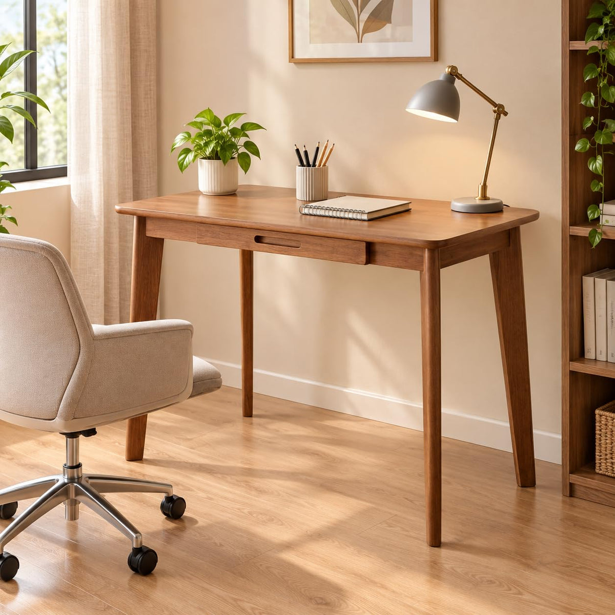 Suryavansham Handicraft Sheesham Wood Reading Writing Study Table Laptop Computer Workstation Desk For Home Office Students With
