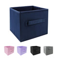 EBIGIC Small Storage Bins,Collapsible Fabric Storage Organizer 9.0x7.5x7.5,Mini Storage Box,fit for closet, living room, bookshe