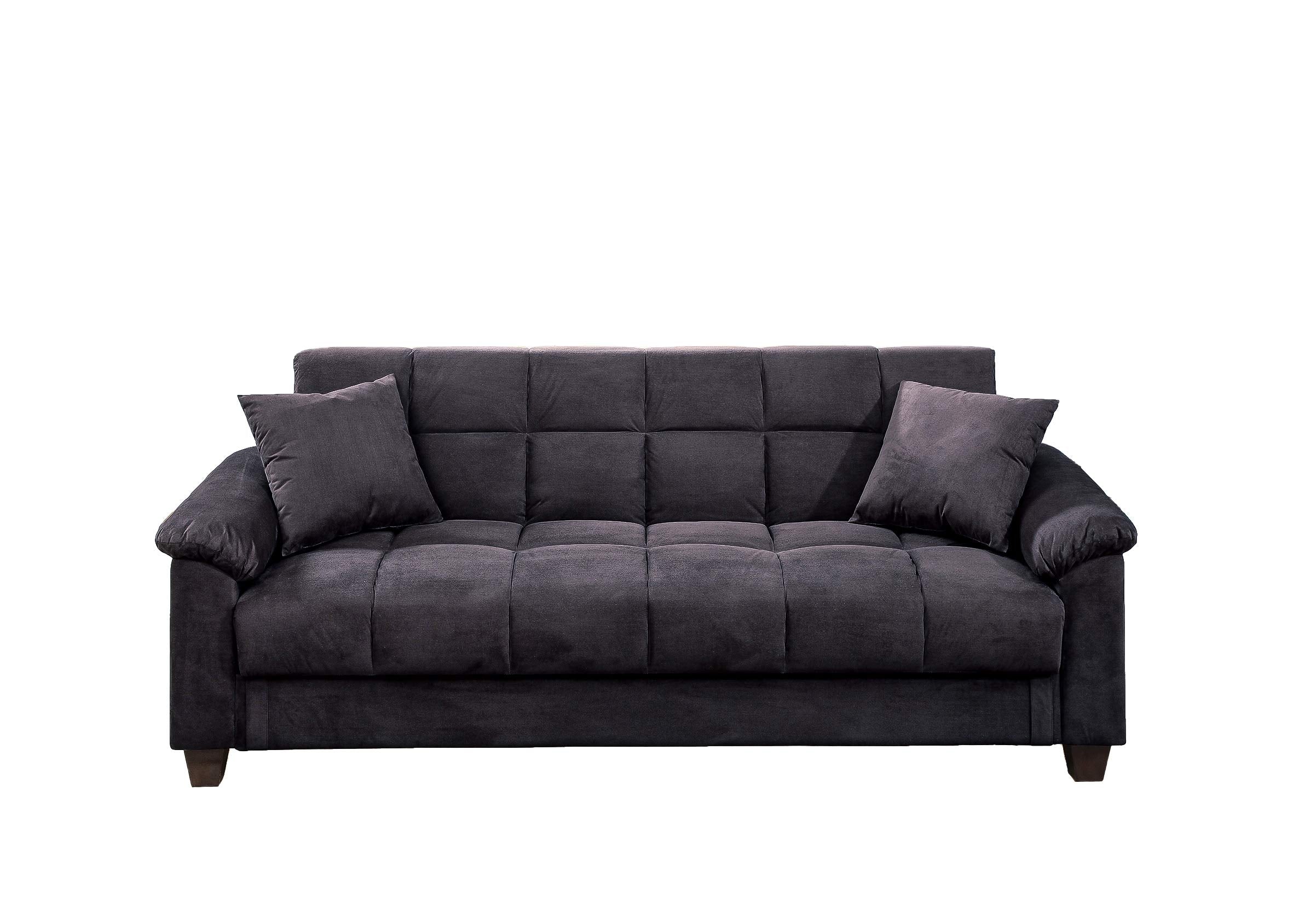 Poundex Upholstered Sofas/Sectionals/Armchairs, Dark Brown