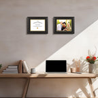 Golden State Art, 8.5X11 Diploma Frame, Solid Wood Black With Gold Trim Certificate Frame, 8.5X11 Inch Or 11X14 Diploma Without