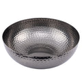 Creative Co-Op Metal Bowl, Oxidized Silver