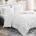 Casa Platino California King Bed Set Pre-Washed - Cozy Brushed Microfiber California King Size Bedding Set With Comforter, Flat