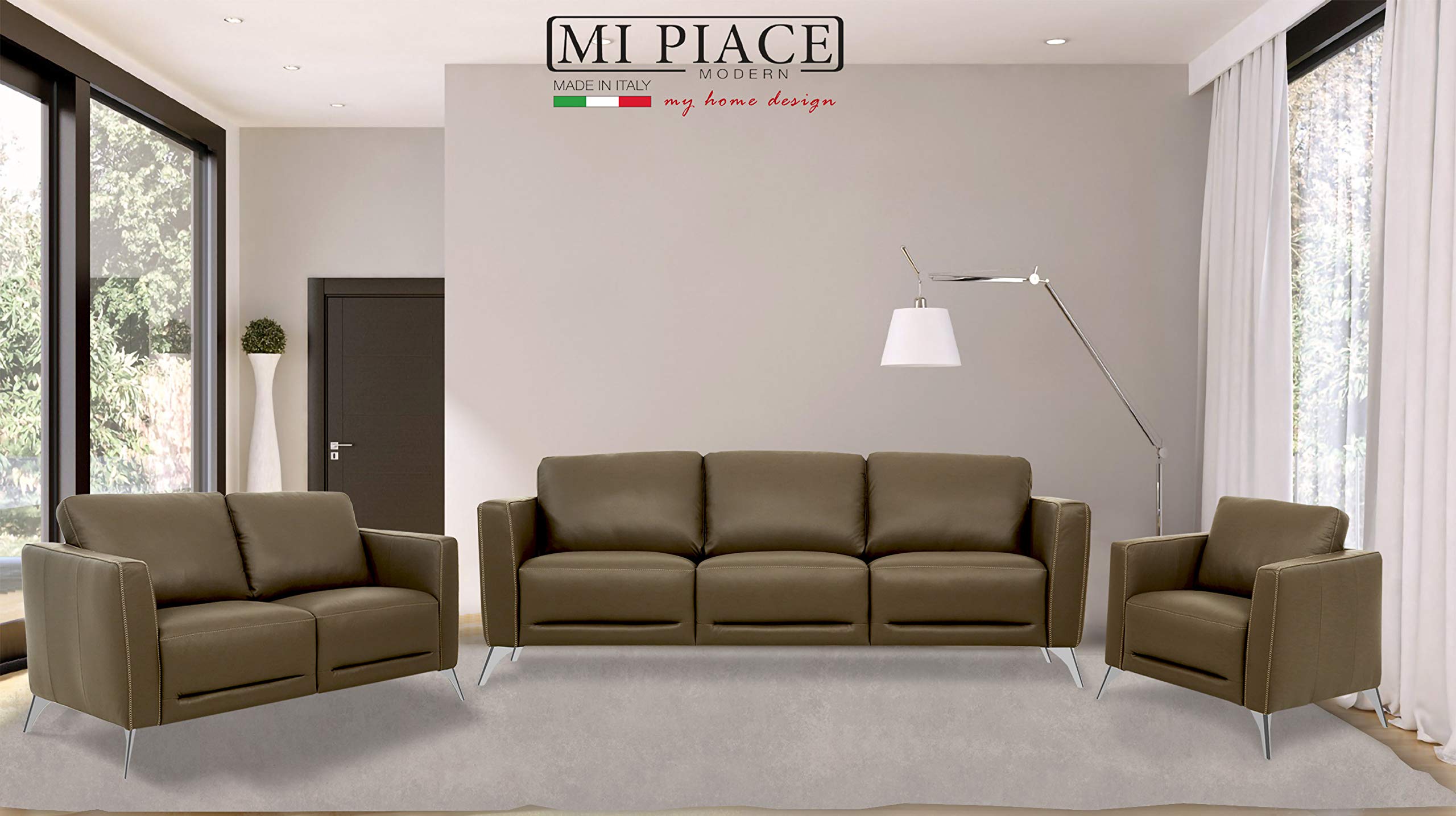 Acme Malaga Leather Accent Chair In Espresso