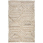 Rizzy Home Alora Decor Makalu 5' X 8' Geometric/Solid Tan/Natural Hand-Tufted Area Rug
