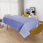 Obstal 100% Waterproof Pvc Table Cloth, Oil-Proof Spill-Proof Vinyl Rectangle Tablecloth, Wipeable Table Cover For Outdoor And I
