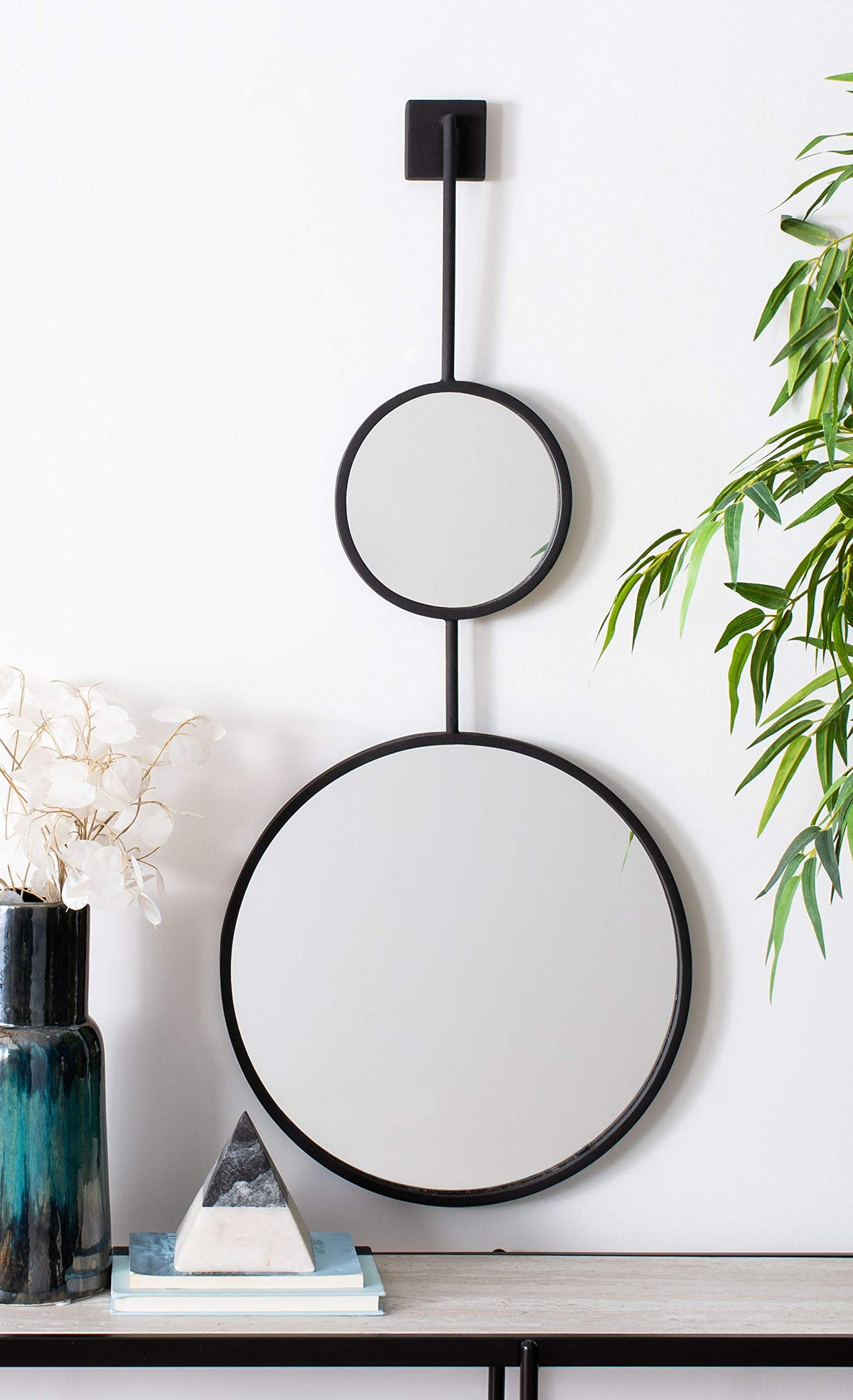 Safavieh Home Jander Black Matte 42-inch High Decorative Accent Mirror