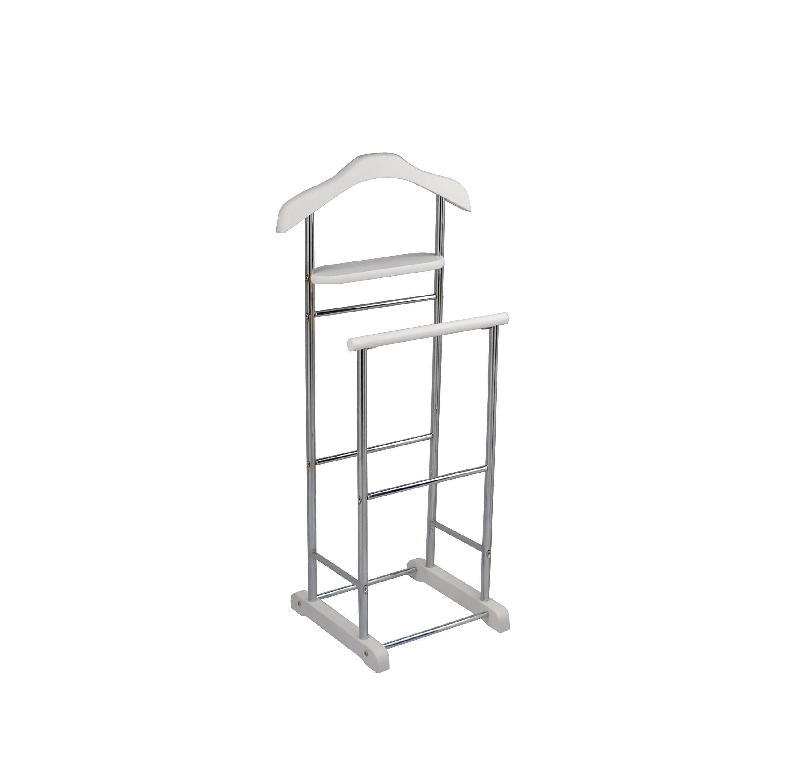 Proman Products VL17027 Fuji Twin Valet, 40 Height, White