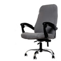 Deisy Dee Computer Office Chair Covers For Stretch Universal Rotating Chair Desk Chairs Only Chair Covers (Grey, Medium)