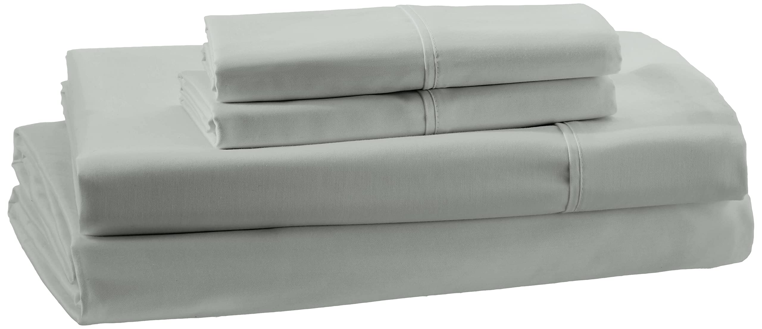 Amazon Aware 100% Organic Cotton 300 Thread Count Sheet Set - Sage Green, Full