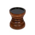EDHAS Natural Mango Wood Candle Holder That Will Look Amazing in Your Home, Kitchen, Dining Room, or Bedroom (4' x 4' x 4   )