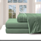 Manyshofu Extra Deep Pocket King Size Sheets - Hotel Luxury 1800 Thread Count Sheets & Pillowcases - Microfiber Bedding Set Up T