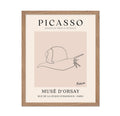Poster Master Vintage Picasso Poster - Retro One Line Snail Drawing Print - Snail Line Art - Minimal Gift for Men, Women, Animal