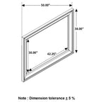 Coaster Home Furnishings Avenue Rectangular Dresser Mirror Grey
