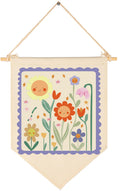 Spring Day-Above the Crib-Wall Decor Gifts for Baby Boys Girls Kids-Canvas Hanging Flag Pennant Banner Wall Decor Gifts for Nurs