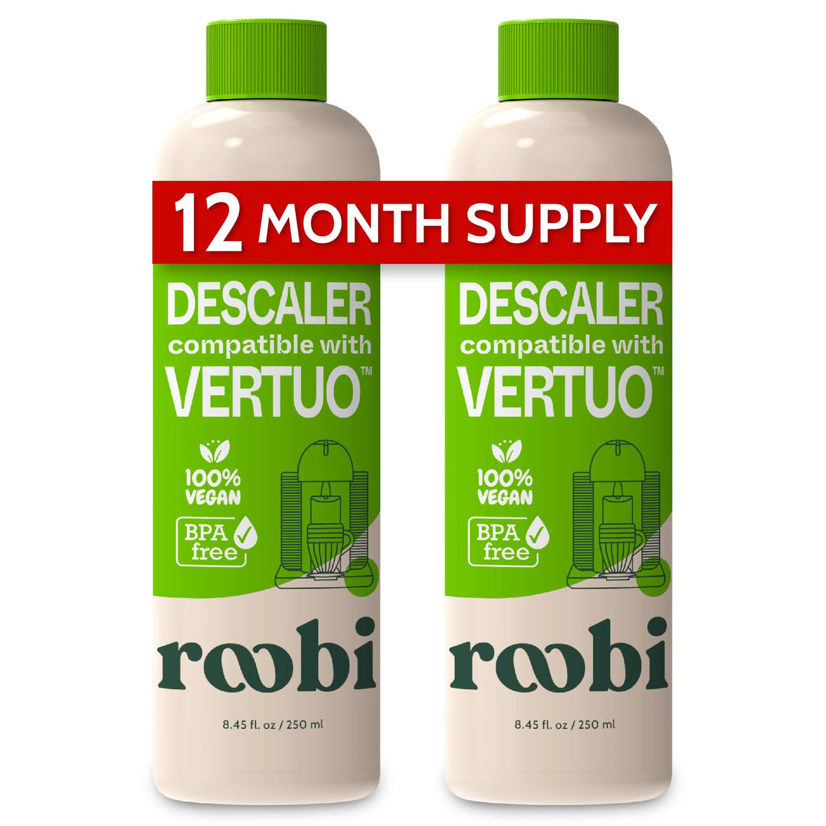 Nespresso Vertuo Compatible Descaling Solution. Eco-Friendly Formula to Clean & Descale Your Nespresso Vertuoline Machine. 2 Use