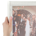 ArtToFrames 23x26 inch Off White Wash on Ash Wood Picture Frame, 2WOM0151-59504-475-23x26
