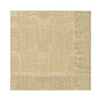 Entertaining With Caspari Luncheon Napkin, Moire Gold, 20-Pack