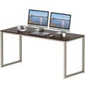 SHW Home Office 55-Inch Computer Desk, 24 Deep, Espresso