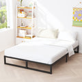 Richwanone 8 Inch Bed Frame Full Metal Platform Mattress Foundation with Steel Slat Support, No Box Spring Needed, Easy Assembly