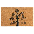 Rubber-Cal Deciduous Tree Modern Door Mat, 18 x 30-Inch