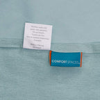 Comfort Spaces Cotton Flannel Breathable Warm Deep Pocket Sheets With Pillow Case Bedding, Twin, Solid Aqua, 3 Piece