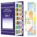 Index Tabs For Dsm-5, Color-Coded And Laminated, With 11 Blank Tabs, Alignment Guide And Inspirational Bookmark Included, Tear-R