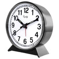 Equity Black Analog Wind-Up Alarm Clock (Model 14075)