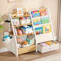 HAVLOTII Kids Bookshelf and Toy Storage - Kids Book Shelf for Kids Rooms, Toddler Bookshelf Baby Bookcase for Nursery, Montessor