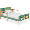 Dream On Me Fisher-Price Fauna Collection Safari Toddler Bed, Jungle Print, JPMA Certified, Easy to Assemble