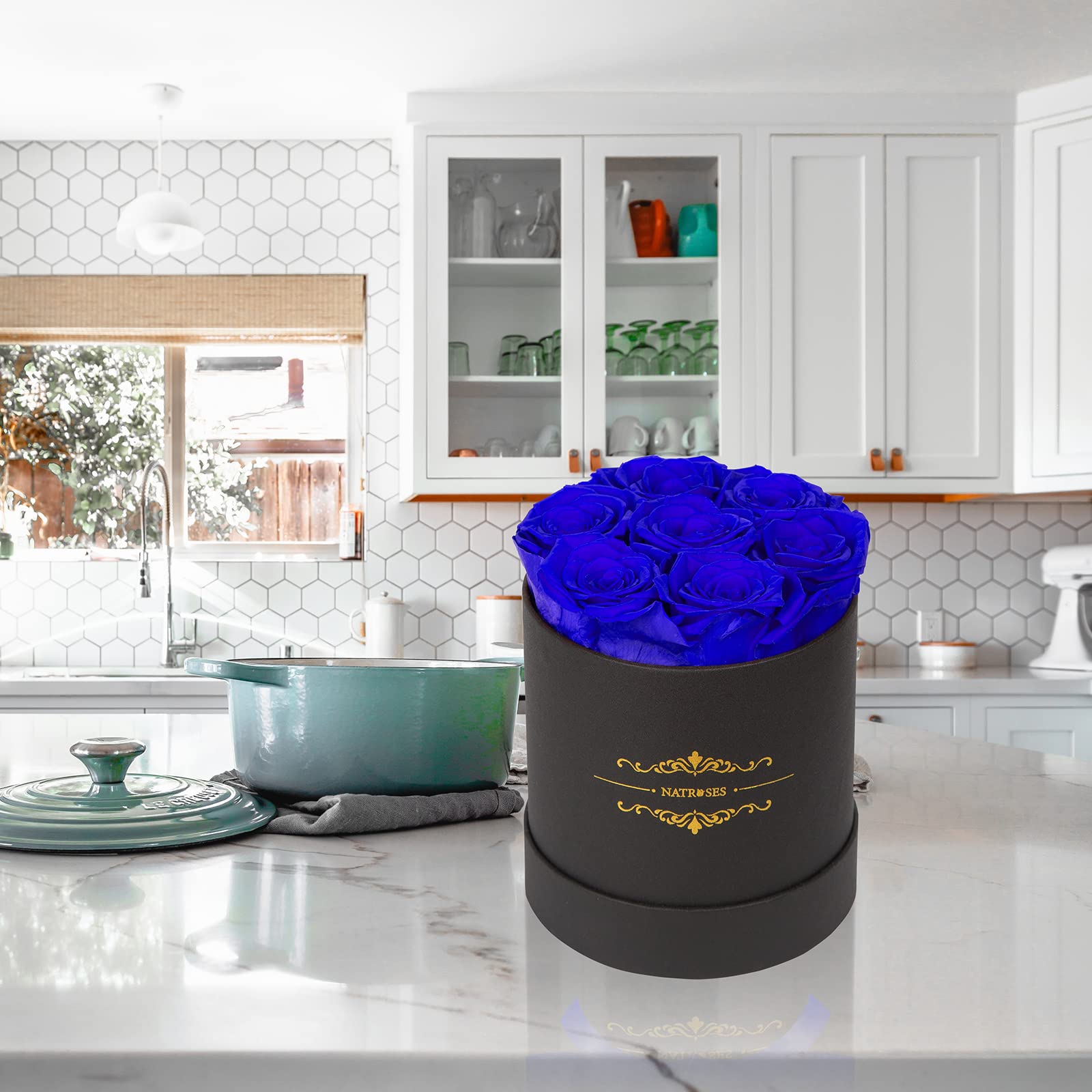 Natroses Preserved Real Roses In A Box Roses That Last Up To 3 Years, Long Lasting Roses Gifts For Her, Valentines Day Gifts For