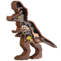 Chunful Dinosaur Wall Art Decor Wooden Farmhouse Dino Decoration Wooden Forest Dinosaur Decor for Boys Cabin Nursery Bedroom Liv
