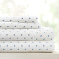 Linen Market 4 Piece Queen Bedding Sheet Set (Navy Blue Lilies) - Sleep Better Than Ever With These Ultra-Soft & Cooling Bed She