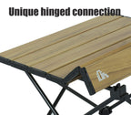 Iclimb Ultralight Compact Camping Folding Table With Carry Bag (Nature- S)