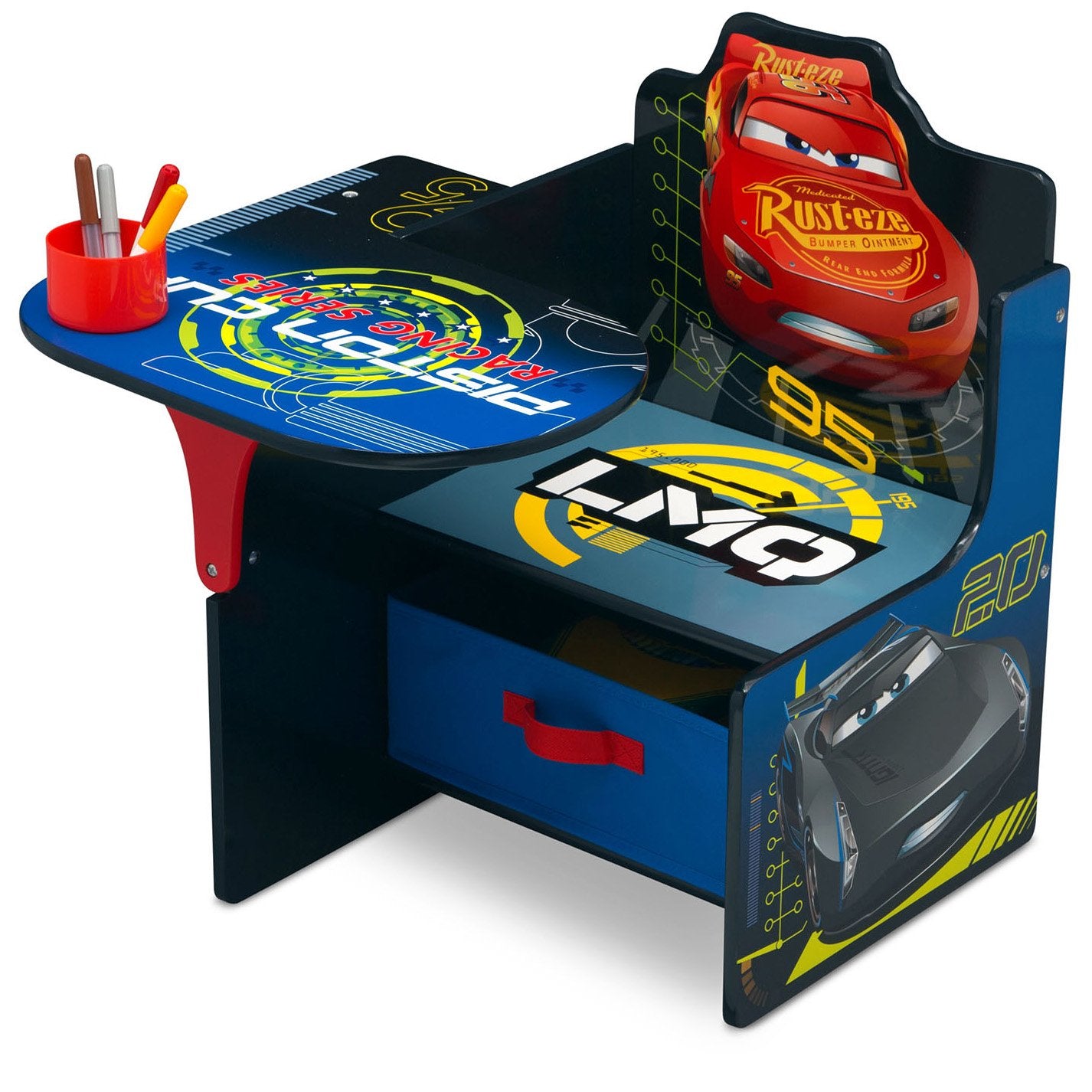 Delta Children Chair Desk With Storage Bin, Disney/Pixar Cars