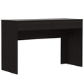 DEPOT E-SHOP Acanto 2 Drawer Writing Computer Desk, 29.5" H, Black, Office