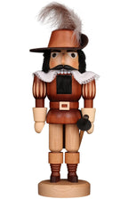 Alexander Taron Christian Ulbricht Nutcracker - Musketeer (Natural) - 14" H X 5.5" W X 5.75" D