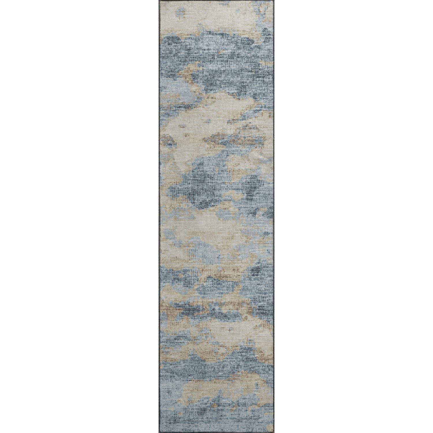 Camberly Cm6 Blue Casual Rug Runner 2' 3" X 7 ' 6"