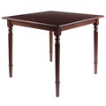 Winsome 94736 Mornay Dining Table, Walnut, 35 square