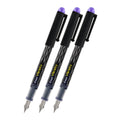 Varsity Disposable Fountain Stick India Pen, Medium [Set Of 3]