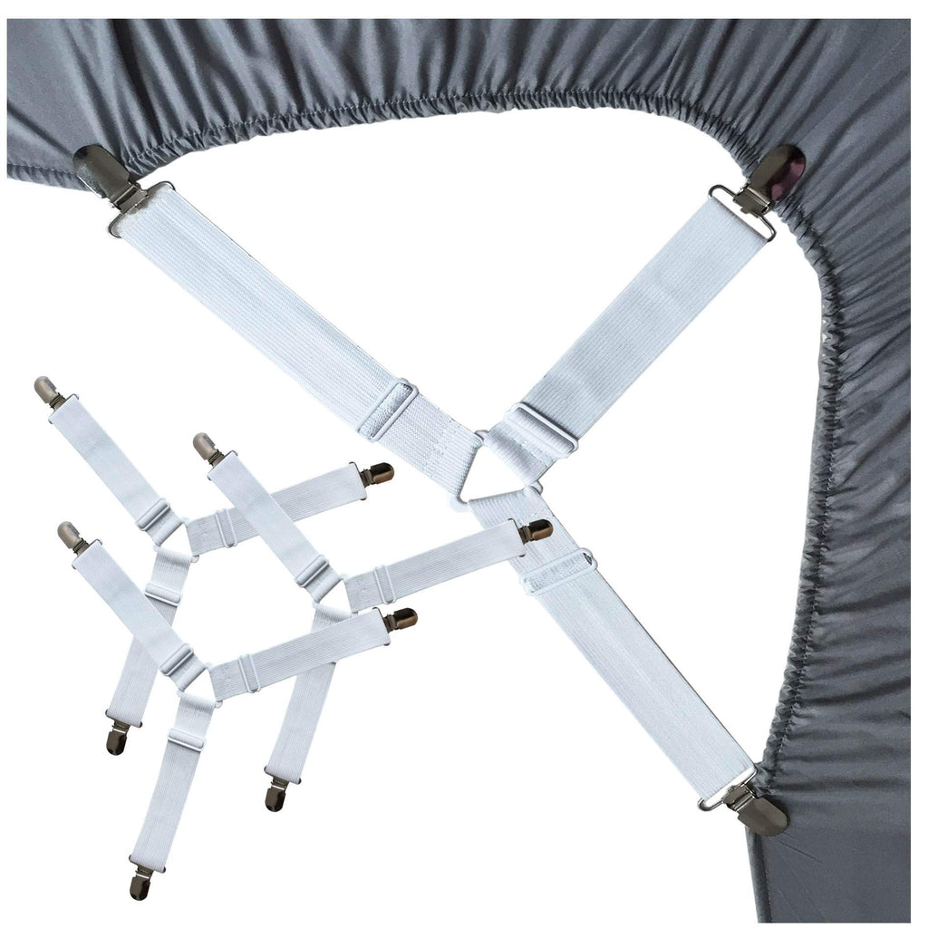 Raytour Bed Sheet Holder Straps Sheet Keepers Bedsheet Holders Fasteners 2 Sets