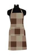 Airwill Cotton Kitchen Cooking Aprons (4Way Brown)