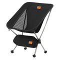 Naturehike YL08 Ultralight Camping Chair, 2.38 LBS Portable Backpacking Chair with Anti-Sinking Feet, Lightweight Compact Foldin