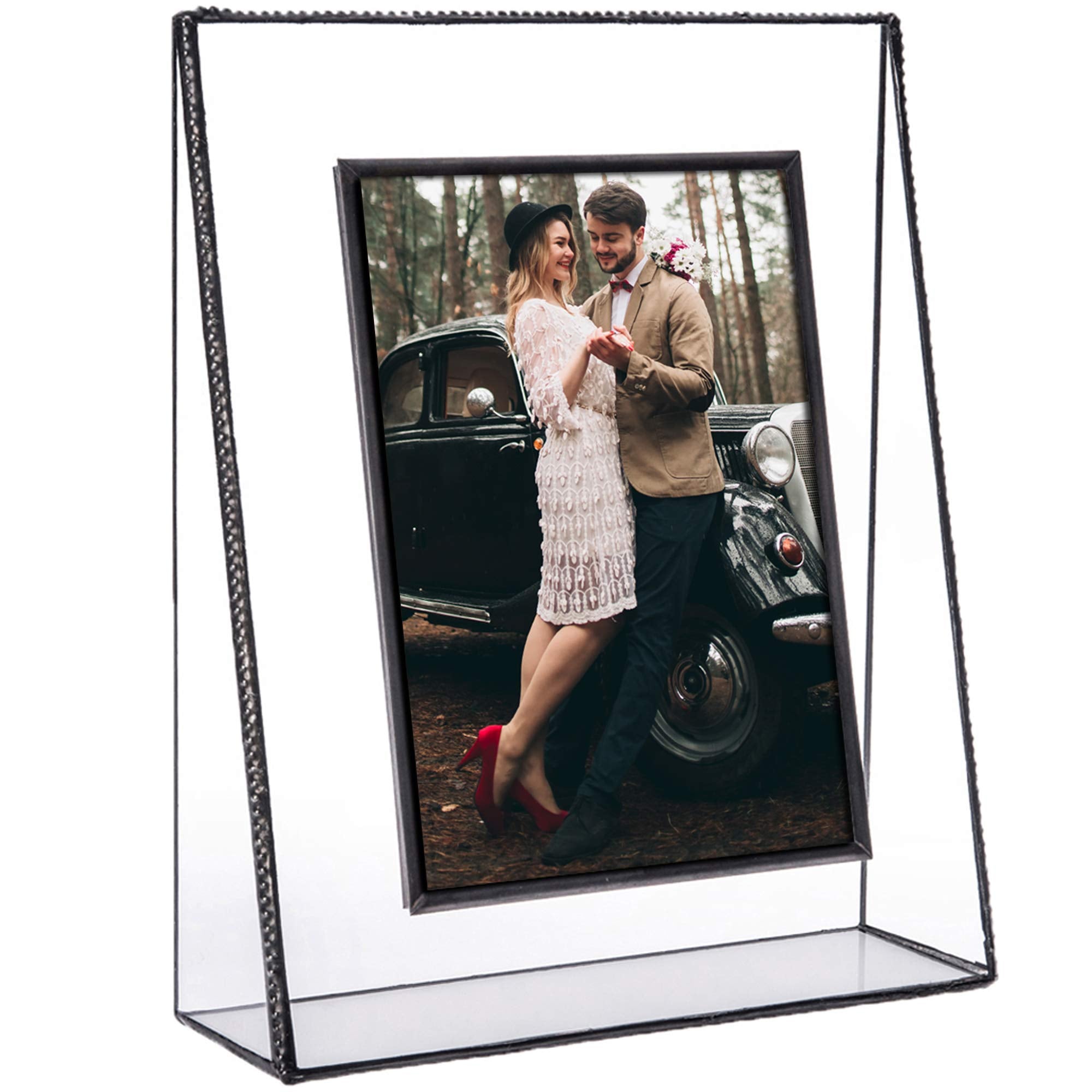 Glass Picture Frame 5x7 Photo J Devlin Pic 319-57V (5x7 Vertical)